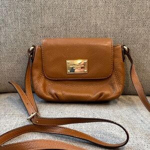 Michael Kors Tan Leather Crossbody Bag
